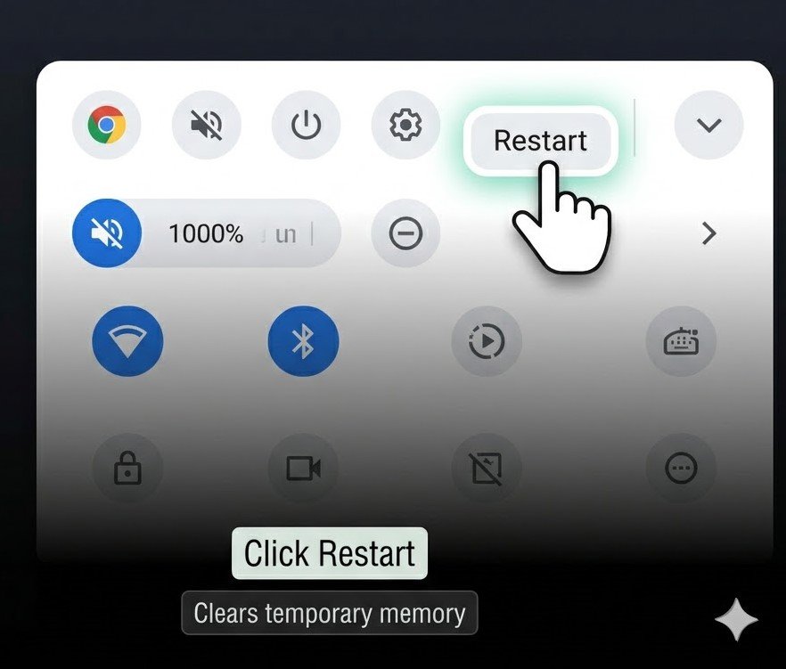 how to Restart Your Chromebook