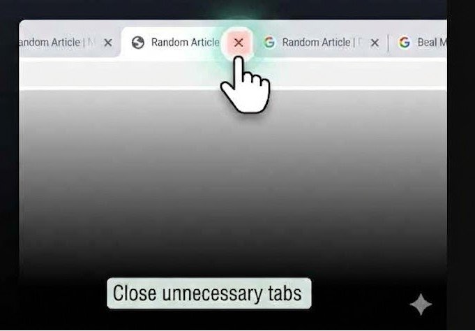 Close Unused Tabs in Chromebook