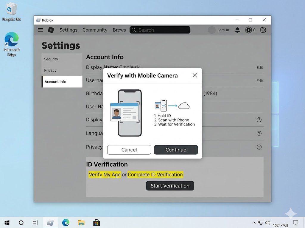 Guide to Activate Voice Chat in Roblox by Verifying Your Age