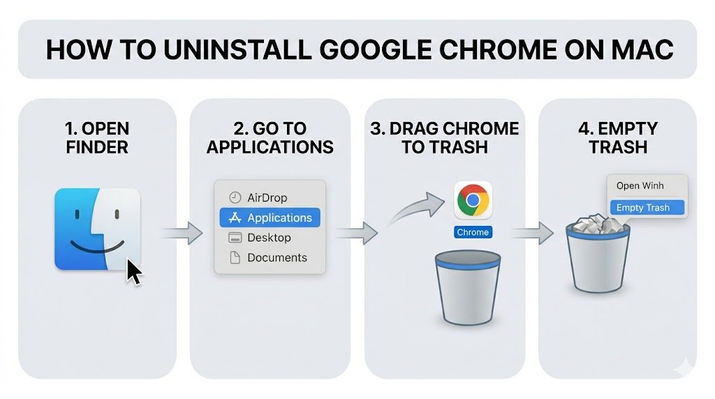 Uninstall Google Chrome on Mac