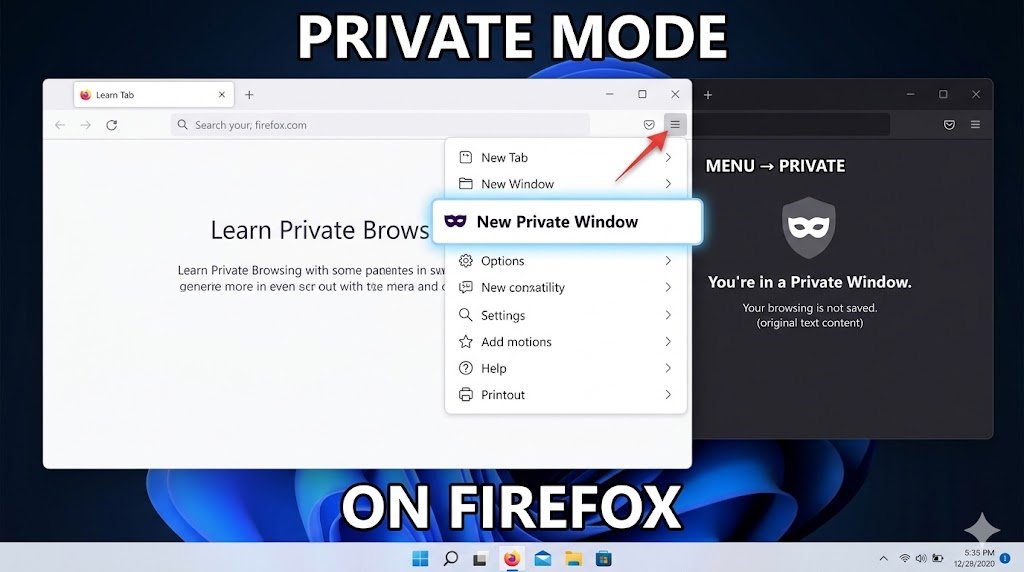 Activate Incognito Mode on Firefox Browser