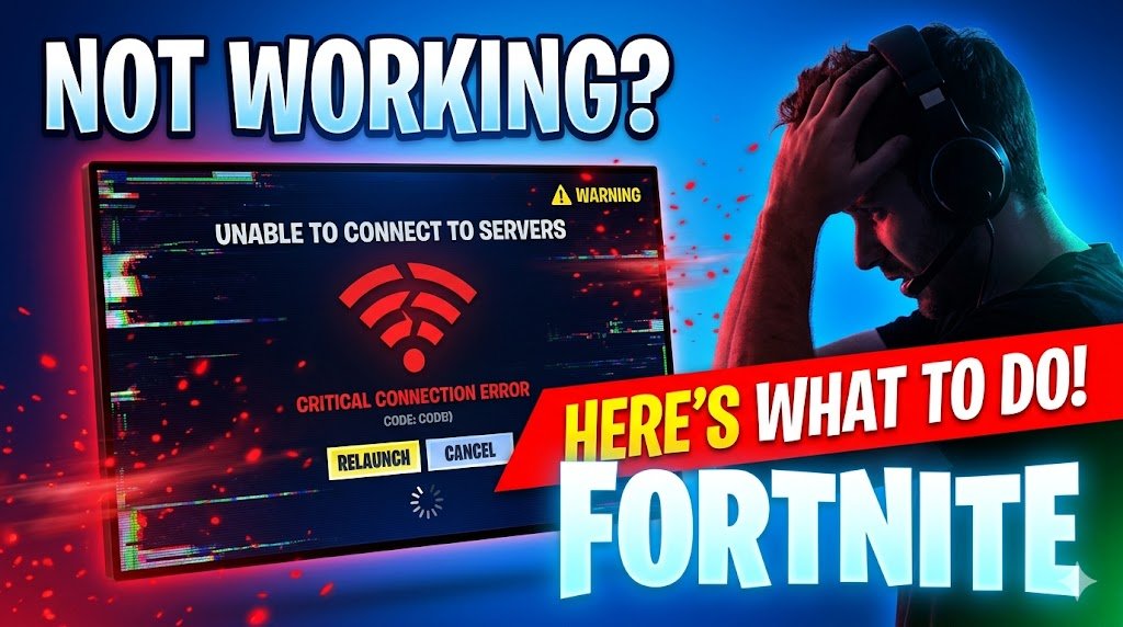 Fortnite Not Working? 12 Quick Fixes That Actually Work (2026 Guide)