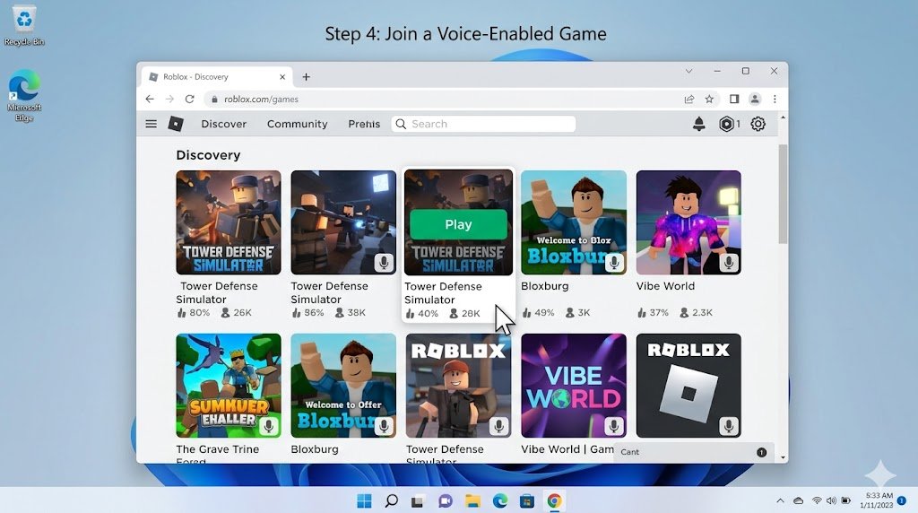 Join a Voice-Enabled Game