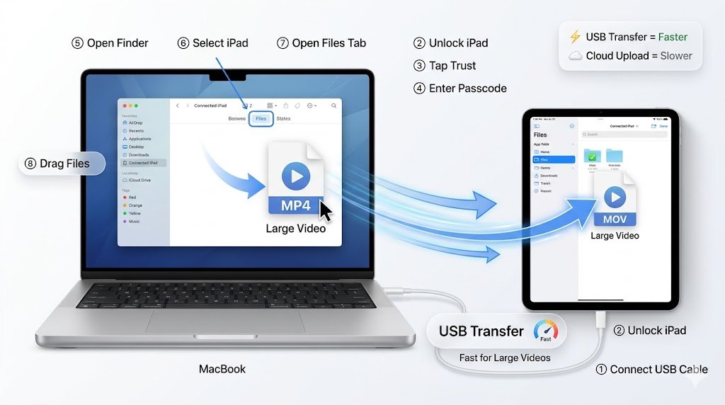 TRANSFER FILES TO IPAD FROM MAC USING FINDER
