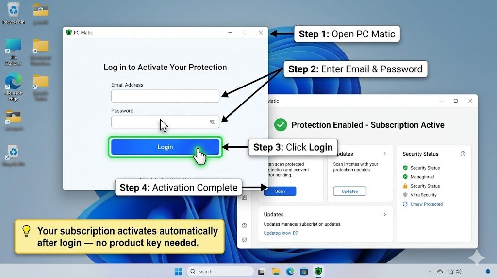 How to Activate PC Matic