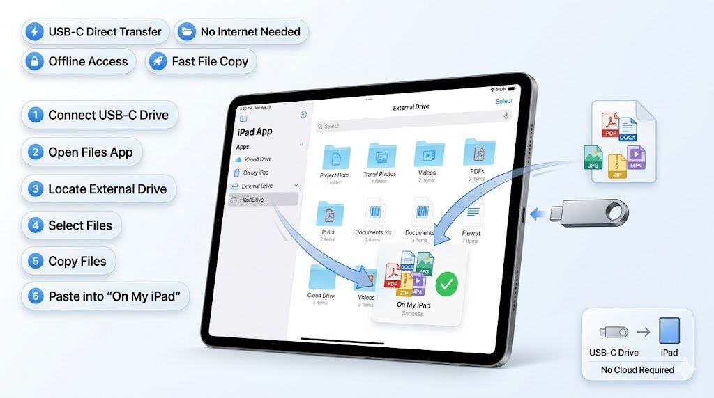 USB DRIVE IPAD PRO 2024