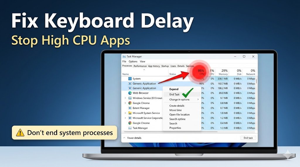 Check for "CPU Spikes" from Background Apps