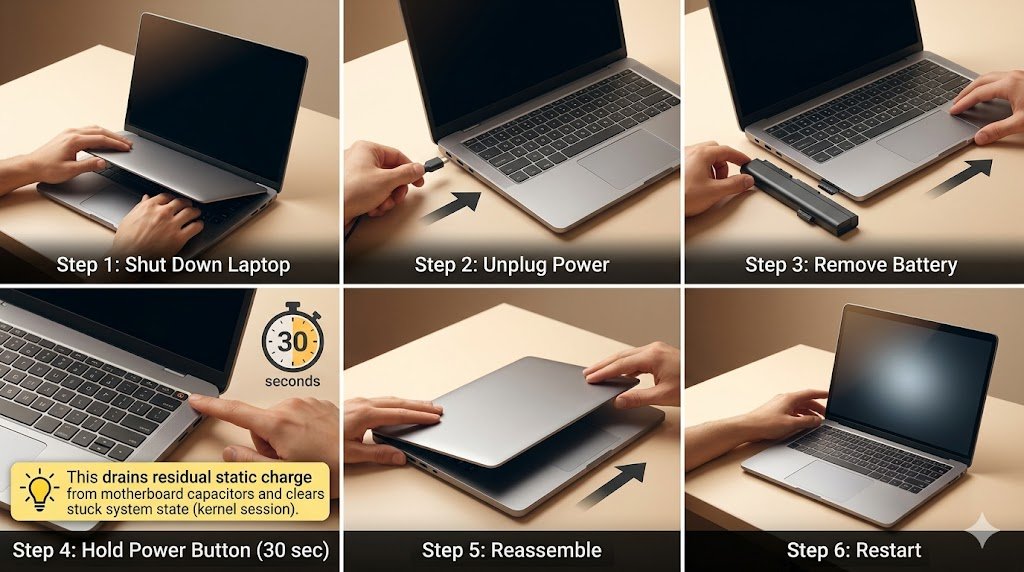 The "Hard Reset" (Not just a restart)